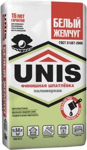 Шпатлевка unis белый жемчуг
