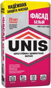 Шпатлевка Unis Фасад Белый